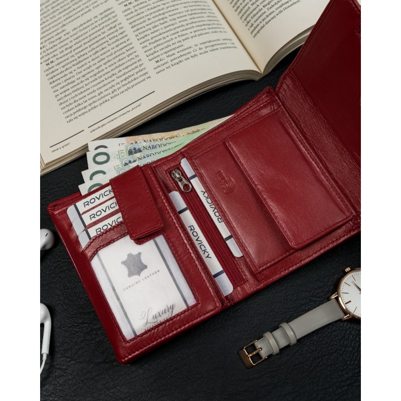 Кошелек женский Cavaldi RD-DB-05-GCL RED Кошелек женский Cavaldi RD-DB-05-GCL RED